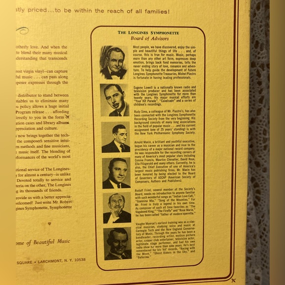 Hoagy Carmichael - Vintage Composer Festival Record, Longines - Picture 4 of 16